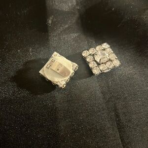 Handmade CZ Clip-on Earrings